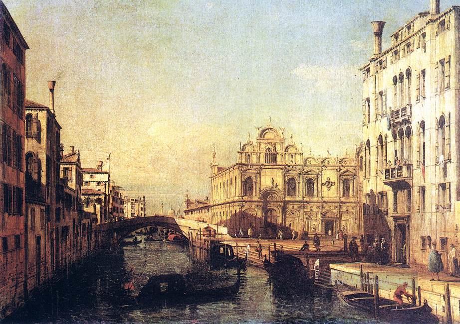 Der Scuola von San Marco städtischem Bernardo Bellotto Ölgemälde